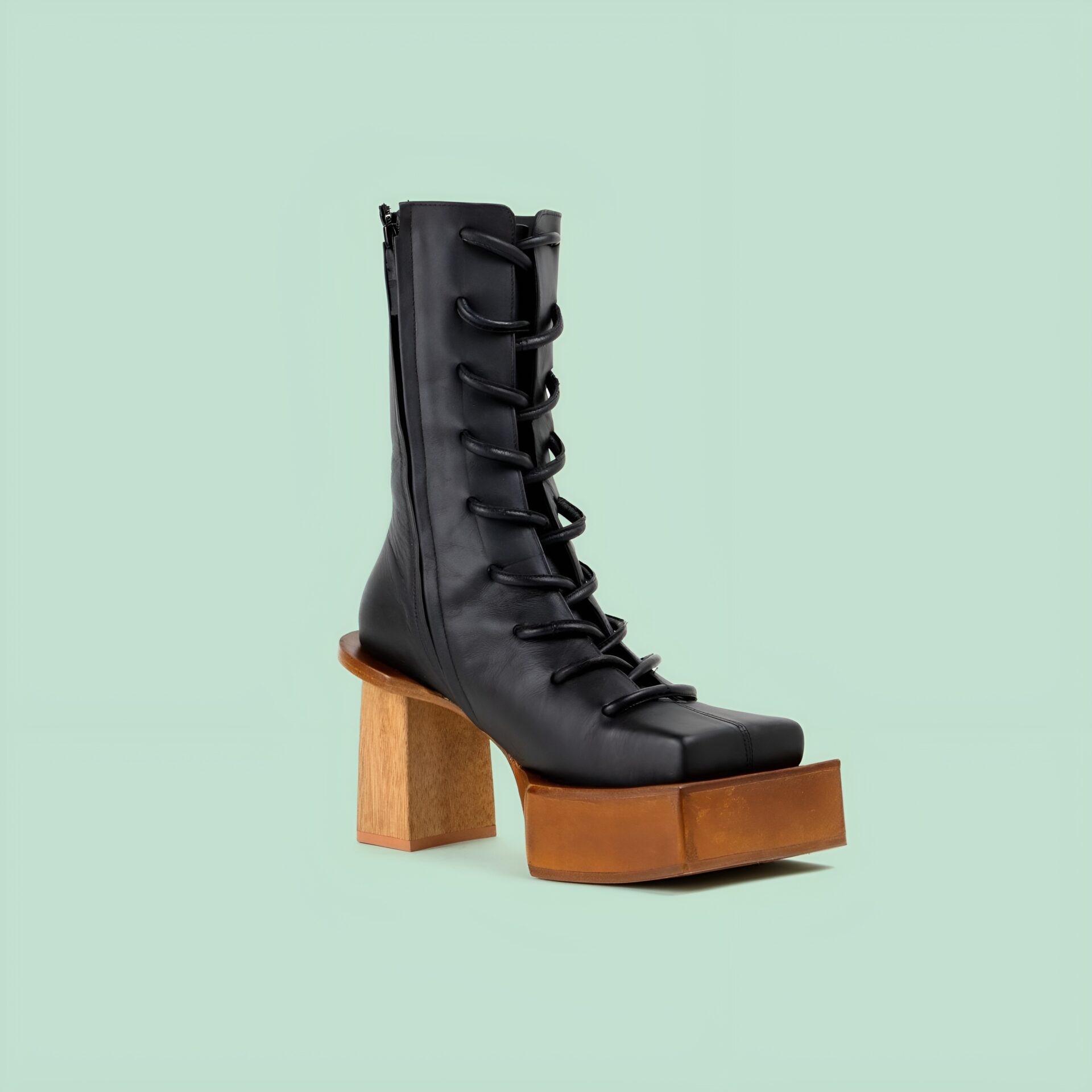 Cruda Carmen Boot in Black