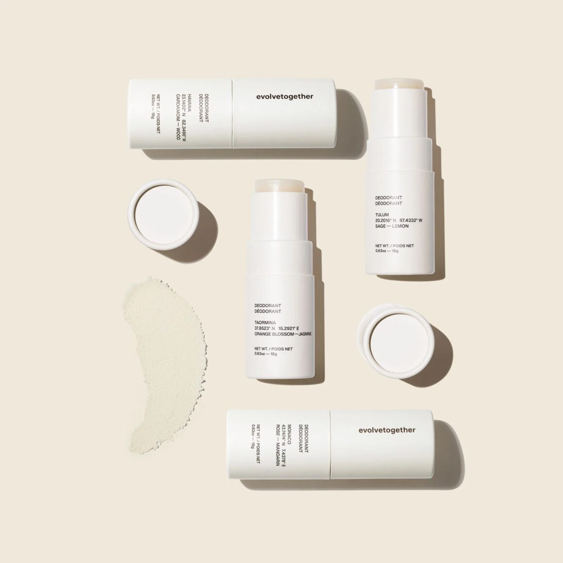 Photo of Evolve Together's deodorant travel pack